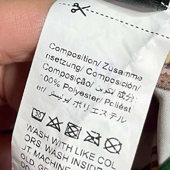 5 for $25🔥Shein Curve Paisley Goldchain Print Batwing Blouse 4XL - Picture 4 of 5